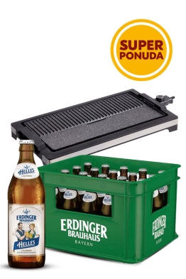 Erdinger Brauhaus Helles lager pivo (20 boca) + Delimano roštilj - povratna ambalaža