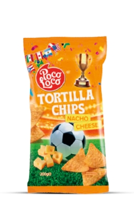 Poco Loco tortilja čips nacho cheese
