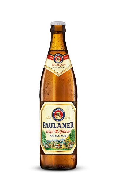 Paulaner Weissbier - returnable packaging