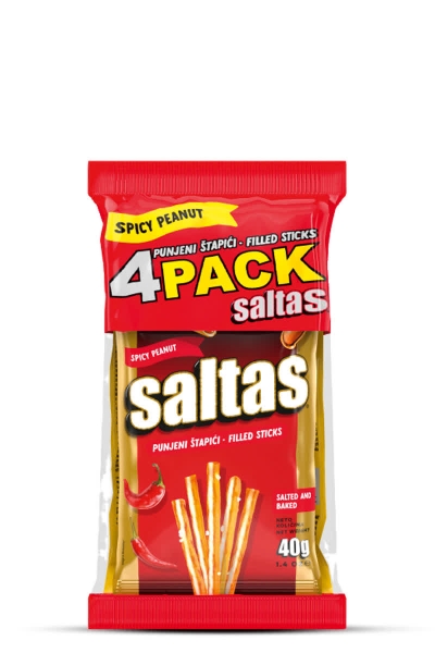 Saltas spicy peanut sticks 4PACK Saltas spicy peanut sticks 4PACK